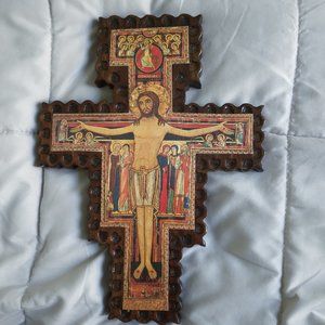 SAN DAMIANO FRANCISCAN CRUCIFIX NEW